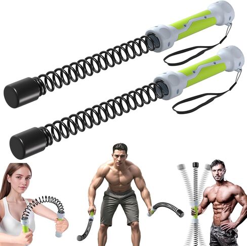 3 في 1 حبال معركة بدون حبال للمنزل، حبل تدريب HIIT محمول للتمرين، حبال معركة مرجحة لتدريب القلب منخفض التأثير (قطعتان) in Kuwait