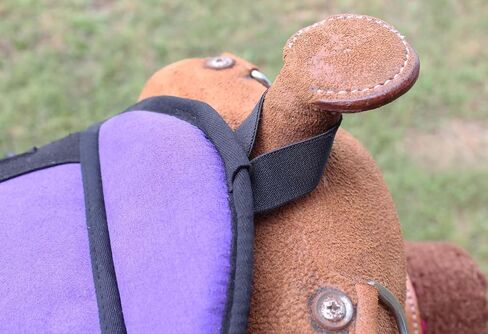 CHALLENGER Horse Western Saddle Youth Neoprene Padded Seat Buddy Stirrups Turquoise 5138TS01TN-S in Saudi Arabia