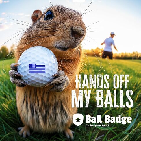 Ball Badge - Golf Ball Stamp, (The America Series) Golf Ball Marker, Reusable Golf Ball Marking Tool to Identify Golf Balls in Saudi Arabia
