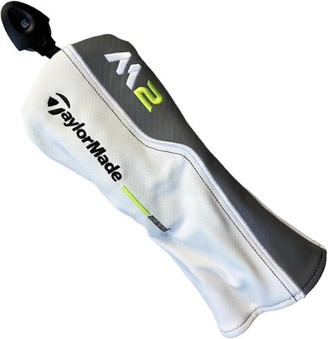 أغطية الرأس TaylorMade 2017 M2، أبيض/ليموني (اختر حجم السائق/الممر/الإنقاذ) in Kuwait