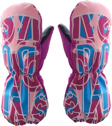 Kids Mittens Gloves with Fleece Lined for Boys Girls Winter Snow Skiing Thick Insulated for Cold Weather in Saudi Arabia