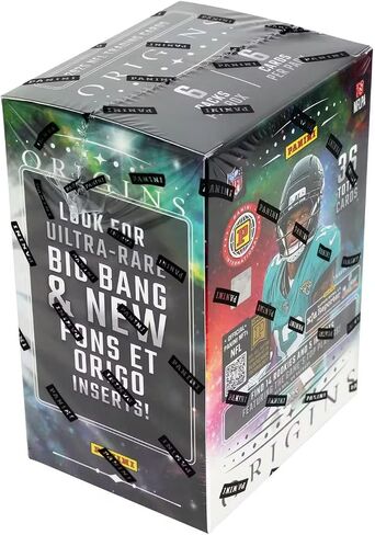 2025 Panini Origins Football International 6-Pack Blaster Trading Card Box (Find 14 Rookies Per Box) in Saudi Arabia