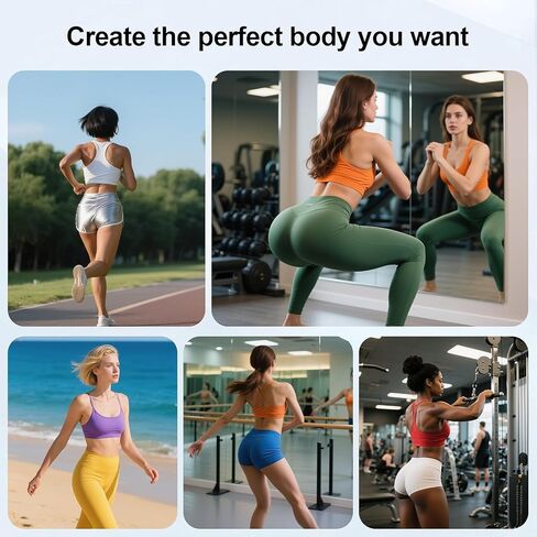 Adjustable Ankle Resistance Bands with Cuffs - 3-Level Booty Bands for Women, Home Gym Equipment for Glutes & Legs Workout, Pilates Yoga Accessories in Saudi Arabia