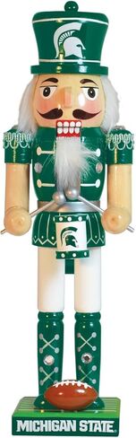 MasterPieces Game Day - NCAA Michigan State Spartans - Team Painted Wood Nutcracker in Saudi Arabia