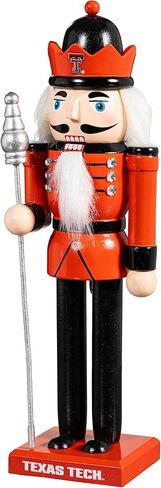 NCAA Nutcracker Statue, 12 Inch Wooden Christmas Nutcracker Figure, Holiday Tabletop & Shelf Décor, Festive Home Decoration and Gift for College Sports Fans (University of Tennessee) in Saudi Arabia