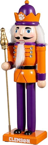 NCAA Nutcracker Statue, 12 Inch Wooden Christmas Nutcracker Figure, Holiday Tabletop & Shelf Décor, Festive Home Decoration and Gift for College Sports Fans (University of Tennessee) in Saudi Arabia