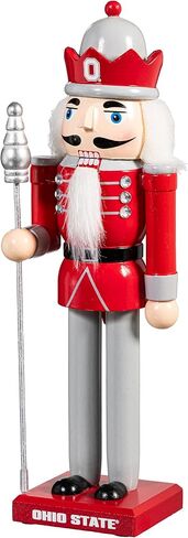 NCAA Nutcracker Statue, 12 Inch Wooden Christmas Nutcracker Figure, Holiday Tabletop & Shelf Décor, Festive Home Decoration and Gift for College Sports Fans (University of Tennessee) in Saudi Arabia