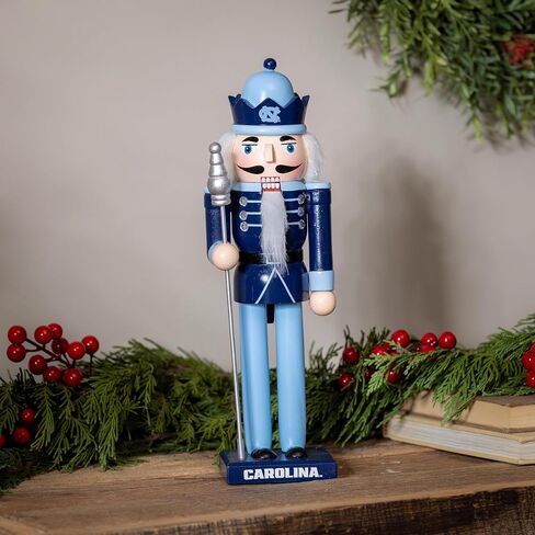 NCAA Nutcracker Statue, 12 Inch Wooden Christmas Nutcracker Figure, Holiday Tabletop & Shelf Décor, Festive Home Decoration and Gift for College Sports Fans (University of Tennessee) in Saudi Arabia