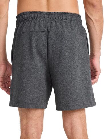 Reebok Mens Locker 7" Short, Standard Fit, Midweight Stretch Cotton-Poly Fabric in Saudi Arabia