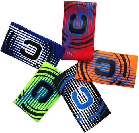 Captain's Armband Soccer Football Captain Armbands for Multi-Sport - Pack of 5 Colour in Kuwait