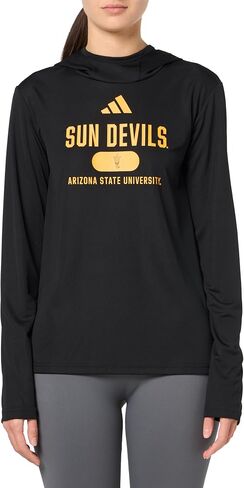 سترة بغطاء رأس D4t Arizona State University خفيفة الوزن للسيدات من adidas in Saudi Arabia