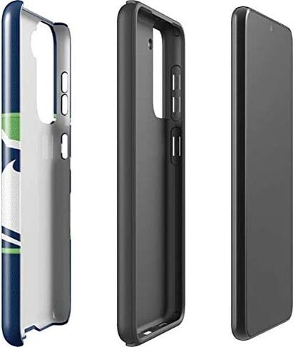 حافظة هاتف Skinit Pro متوافقة مع هاتف Galaxy S21 5G - تصميم مرخص رسميًا من NFL Seattle Seahawks in Saudi Arabia