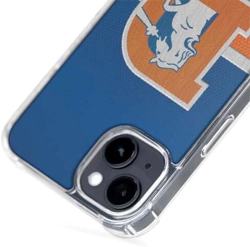 Skinit Phone Case Compatible with MagSafe iPhone 15 - Officially Licensed NFL Denver Broncos Vintage Design in Saudi Arabia