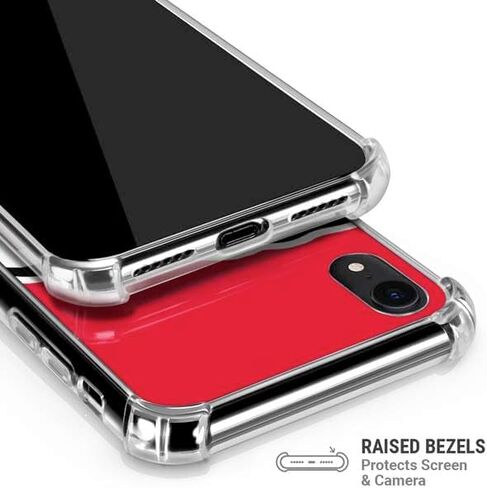 حافظة هاتف Skinit الشفافة متوافقة مع iPhone XR - تصميم شعار كبير مرخص رسميًا من NFL Kansas City Chiefs in Saudi Arabia