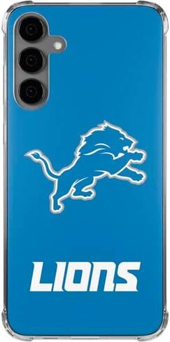 Skinit Clear Phone Case Compatible with Galaxy S24 Plus - Officially Licensed NFL Detroit Lions Distressed Design in Saudi Arabia