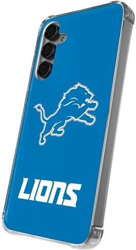 Skinit Clear Phone Case Compatible with Galaxy S24 Plus - Officially Licensed NFL Detroit Lions Distressed Design in Saudi Arabia