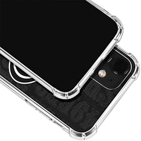 Skinit Clear Phone Case Compatible with iPhone 12 - Officially Licensed NFL San Franciso 49ers Black & White Design in Saudi Arabia