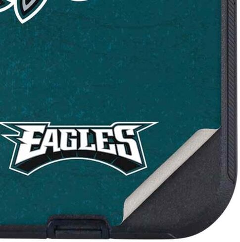 Skinit Decal Phone Skin Compatible with OtterBox Defender iPhone 13 Pro Max - Officially Licensed NFL Philadelphia Eagles Distressed Design in Saudi Arabia