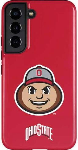 حافظة هاتف Skinit Pro متوافقة مع هاتف Galaxy S22 - تصميم Buckeyes من جامعة ولاية أوهايو مرخص رسميًا in Saudi Arabia