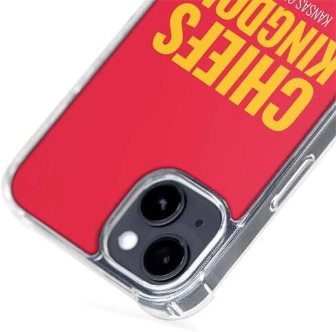Skinit Phone Case Compatible with MagSafe iPhone 15 - Officially Licensed NFL Kansas City Chiefs Team Motto Design in Saudi Arabia