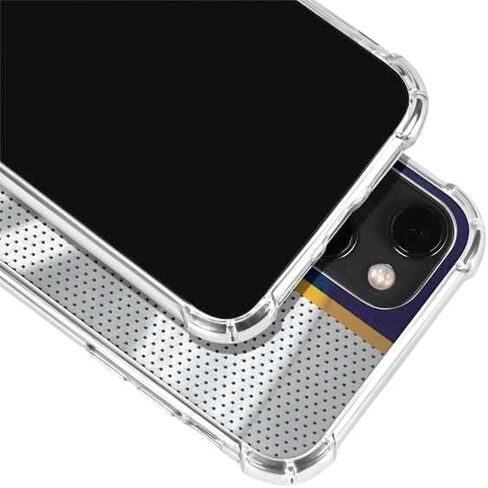 Skinit Clear Phone Case Compatible with iPhone 14 Plus - Officially Licensed NBA Indiana Pacers Away Jersey Design in Saudi Arabia