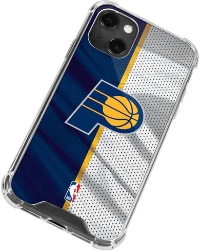 Skinit Clear Phone Case Compatible with iPhone 14 Plus - Officially Licensed NBA Indiana Pacers Away Jersey Design in Saudi Arabia