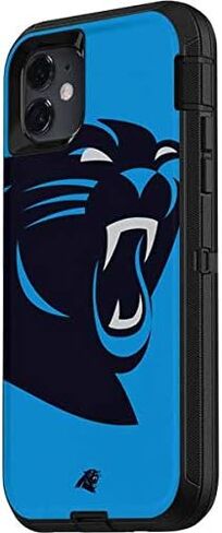 Skinit Decal Skin Compatible with OtterBox Defender iPhone 11 Case - Officially Licensed NFL Carolina Panthers Large Logo Design in Saudi Arabia