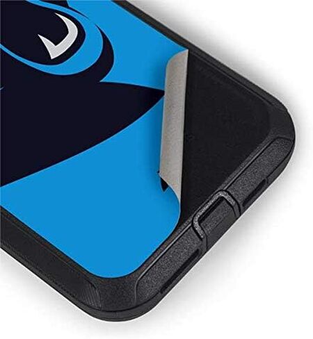 Skinit Decal Skin Compatible with OtterBox Defender iPhone 11 Case - Officially Licensed NFL Carolina Panthers Large Logo Design in Saudi Arabia