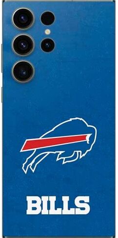 غلاف هاتف Skinit متوافق مع هاتف Galaxy S25 Ultra - تصميم NFL Buffalo Bills المرخص رسميًا in Saudi Arabia