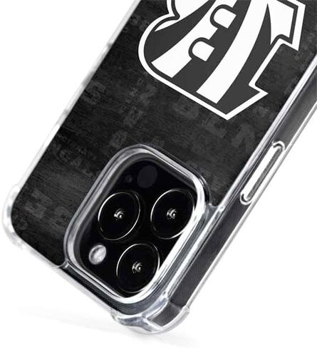 حافظة هاتف Skinit متوافقة مع MagSafe iPhone 15 Pro Max - تصميم أسود وأبيض مرخص رسميًا من NFL Cincinnati Bengals in Saudi Arabia