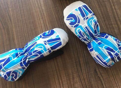 FGSS Winter-Ski-Mittens for Boys Girls Warm Windproof Snowboard Gloves Anti-Slip Mittens for Cycling Cold Weather (5-7 Yrs) in Saudi Arabia