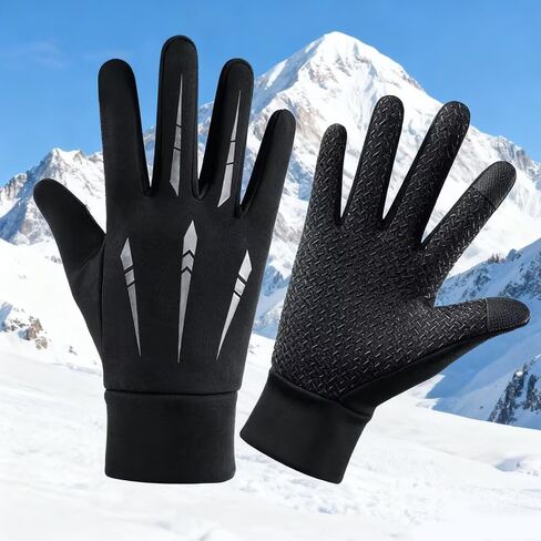 Lightweight Running Gloves, Touch Screen Anti-Slip Warm Liners for Cycling Biking Sporting Driving Men Women in Saudi Arabia