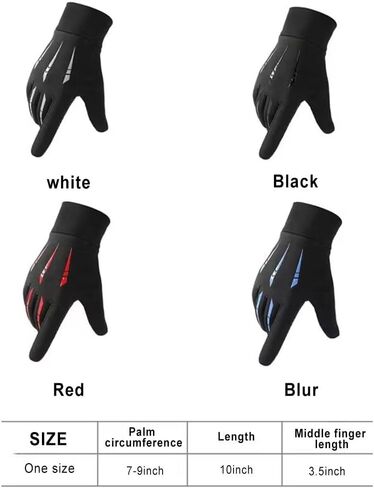 Lightweight Running Gloves, Touch Screen Anti-Slip Warm Liners for Cycling Biking Sporting Driving Men Women in Saudi Arabia