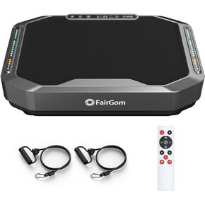 Vibration Plate Exercise Machine with LED Display, Fitness Vibrating Lymphatic Drainage Full Body Workout Shaker for Weight Loss, Vibrate Fitness Platform with Cool Lights in Saudi Arabia