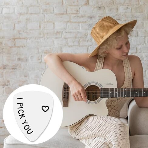 Bf Husband Fiance Gifts for Him I Pick You Guitar Pick for Bf Husband Fiance Christmas Anniversary Birthday Gifts for Men Guitar Player Musician Guitars Picks for Guitars Lover in Saudi Arabia