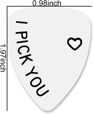 Bf Husband Fiance Gifts for Him I Pick You Guitar Pick for Bf Husband Fiance Christmas Anniversary Birthday Gifts for Men Guitar Player Musician Guitars Picks for Guitars Lover in Saudi Arabia