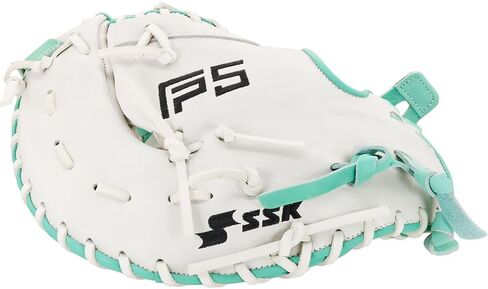 قفاز البيسبول الأول SSK FP5 Fastpitch Softball مقاس 12.5 بوصة - 13 بوصة لليد اليمنى واليسرى، قفاز كرة لينة مصنوع من الجلد بالكامل in Saudi Arabia