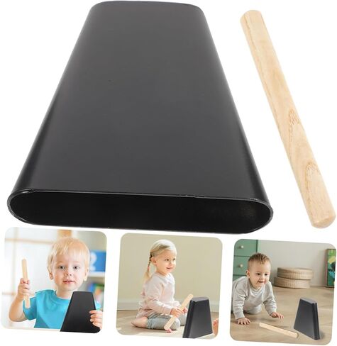IMIKEYA 6 Inch Metal Cowbell with Wooden Stick - Handheld Percussion Noise Maker for Musical Events and in Saudi Arabia