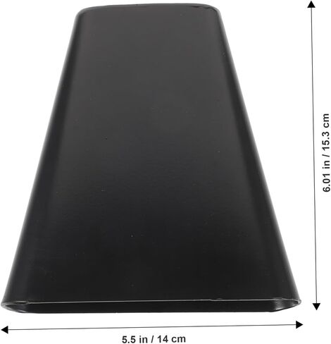 IMIKEYA 6 Inch Metal Cowbell with Wooden Stick - Handheld Percussion Noise Maker for Musical Events and in Saudi Arabia