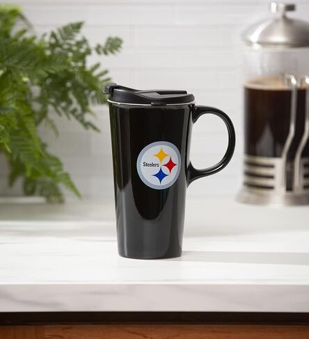 Team Sports America Pittsburgh Steelers, 17oz Boxed Travel Mug in Saudi Arabia