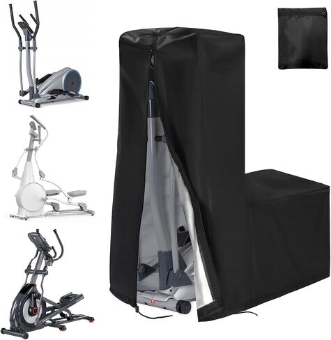 COSHNIBI Elliptical Cover, Waterproof & Dustproof Elliptical Exercise Machine Cover for Indoor and Outdoor,81''L x 33''W x 72''H-Black in Saudi Arabia