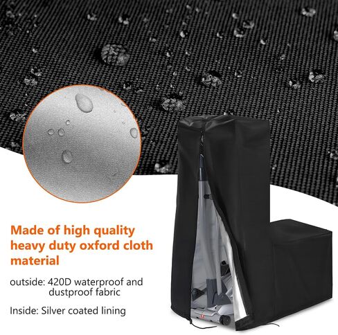 COSHNIBI Elliptical Cover, Waterproof & Dustproof Elliptical Exercise Machine Cover for Indoor and Outdoor,81''L x 33''W x 72''H-Black in Saudi Arabia