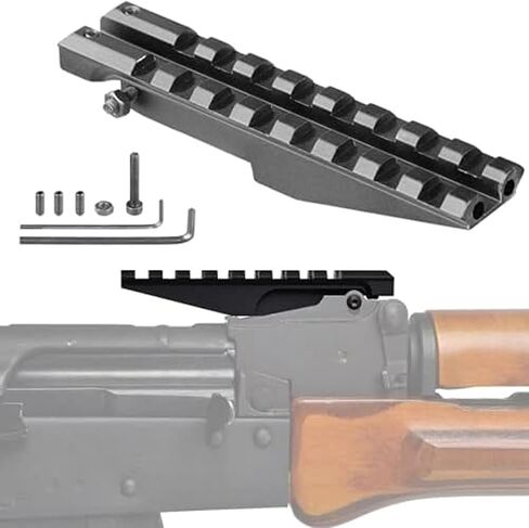 Gotical Low Profile Picatinny Scope Mount for A-K Series Rifles A-K Rear Sight A-K Series Rifles A-K Rear Sight Rail in Kuwait