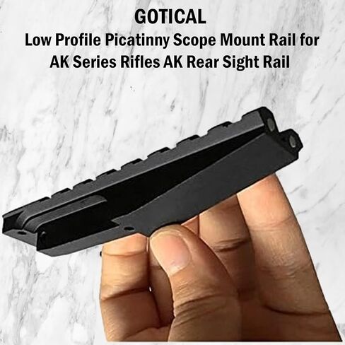 Gotical Low Profile Picatinny Scope Mount for A-K Series Rifles A-K Rear Sight A-K Series Rifles A-K Rear Sight Rail in Kuwait