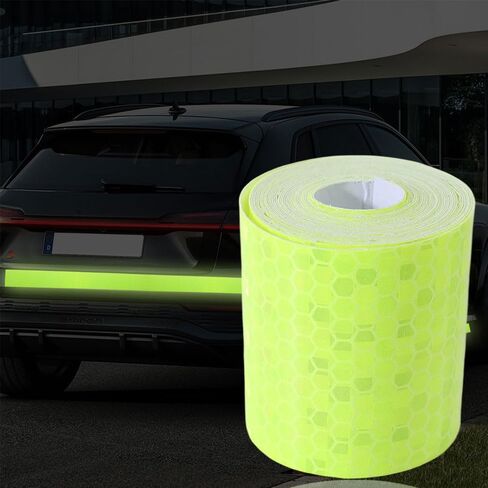 3 Meters/Roll Car Bumper Powerful Reflective Tape Self Adhesive Waterproof Car Night Safety Warning Stickers Auto Accessories in Saudi Arabia