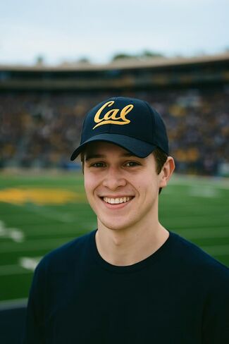 Officially Licensed Cal Berkeley Navy MVP Hat Classic Embroidered University Team Logo Adjustable Structured Blue Cap in Saudi Arabia