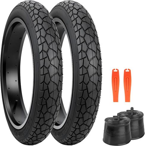 WEEROCK 20 X 3.0 (76-406) Electric Bike Tire, 20 Inch Snow Bicycle Tires Heavy Duty E Bike Tire with/Without Inner Tubes for 20" Wide Fat Tire Bikes, Scooter, Tricycle in Saudi Arabia