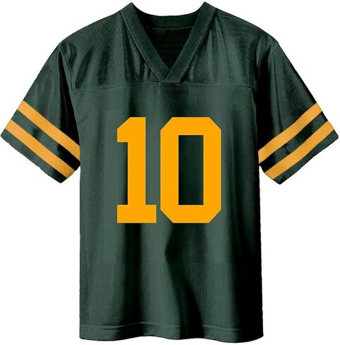 Jordan Love Green Bay Packers Green #10 NFL Kids Youth 4-20 اسم ورقم لاعب الارتداد جيرسي in Saudi Arabia
