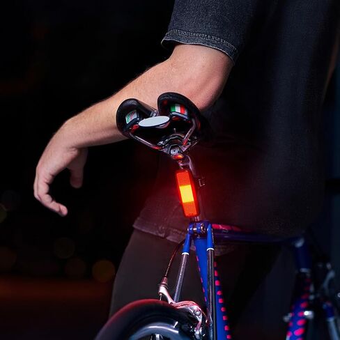 Knog Blinder V USB Rechargeable Rear Bike Light - Powerful 100 Lumen Bike Tail Light Visible Up to 900m, IP67 Waterproof Bike Rear Light with Unique Flash Modes, Fits All Seat Posts in Saudi Arabia