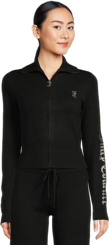 Juicy Couture Women's Easy Fit Mock Neck Track Jacket in Saudi Arabia